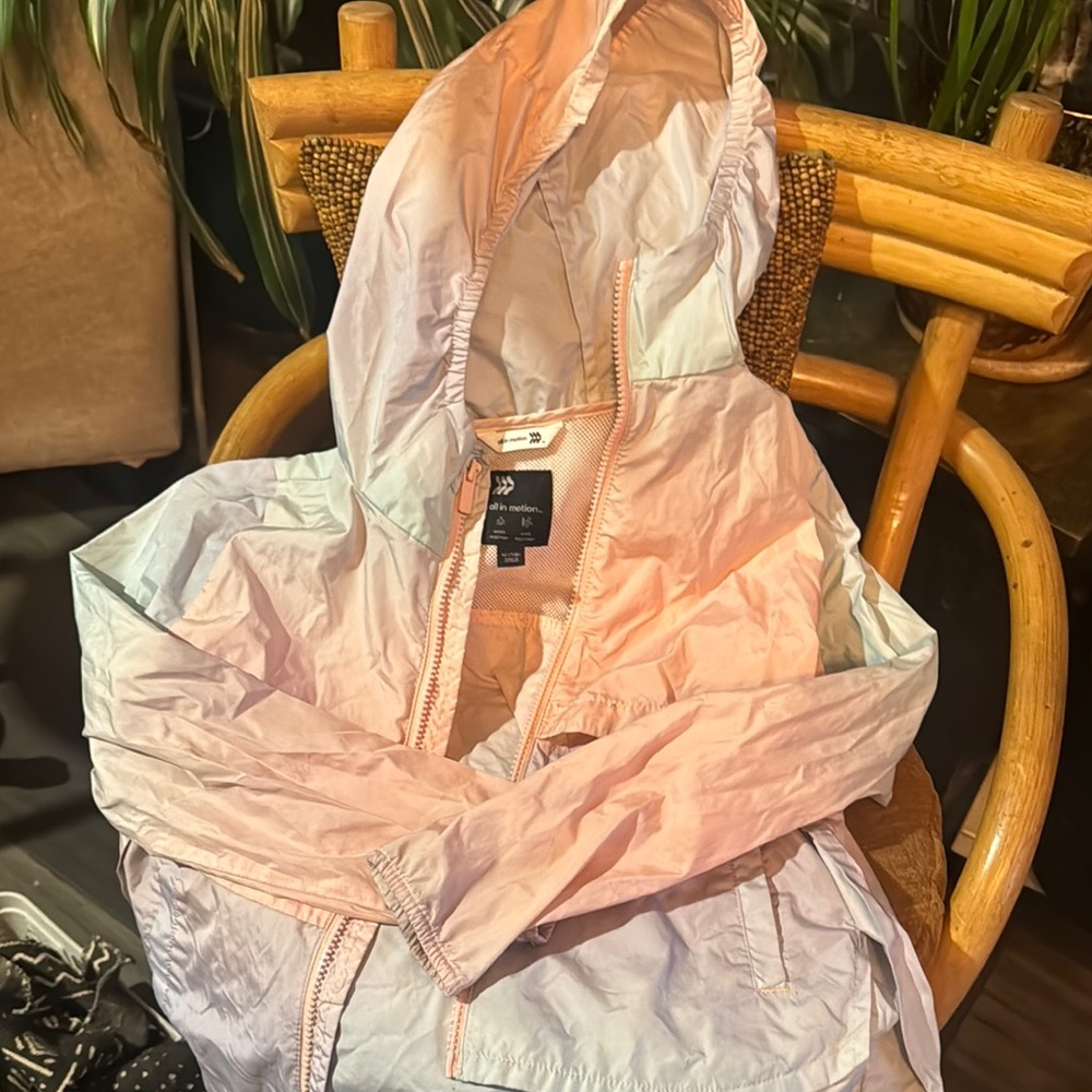 Kids Pink Hooded Jacket